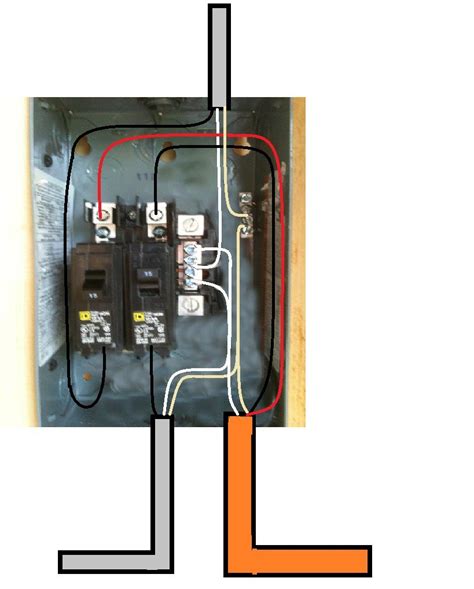 wiring square d breaker box